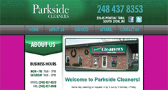 Desktop Screenshot of parksidecleaners.com